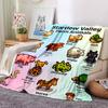 1pc Blanket - game Stardew Valley  Print Design,Lightweight Blanket for Sofa,Bed- Soft &Warm,Gift for All Seasons