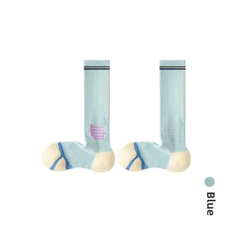 Profesjonalne Skarpety Kompresyjne do Biegania Fitness dla Kobiet Antypoślizgowe Legginsy do Jogi Wyszczuplające Skakanka Sportowe Skarpety Uciskowe Jesień