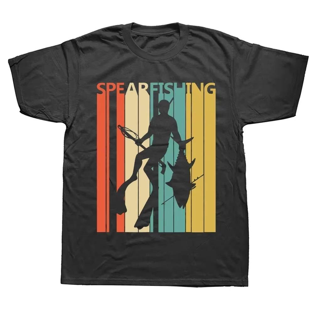 

Funny Spearfishing Vintage Spear Fishing Fisherman T Shirts Free Divers Streetwear Short Sleeve Birthday Gifts T-shirt S чёрный