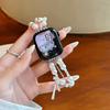 Pearl Bow Watch Band for Apple S11, SE, iWatch 109876, Huawei GT6, Xiaomi 9Pro