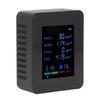 Multifunctional 6 in 1 CO2 Meter   Quality Monitor Temperature PM2.5 TVOC HCHO Detector USB Charging