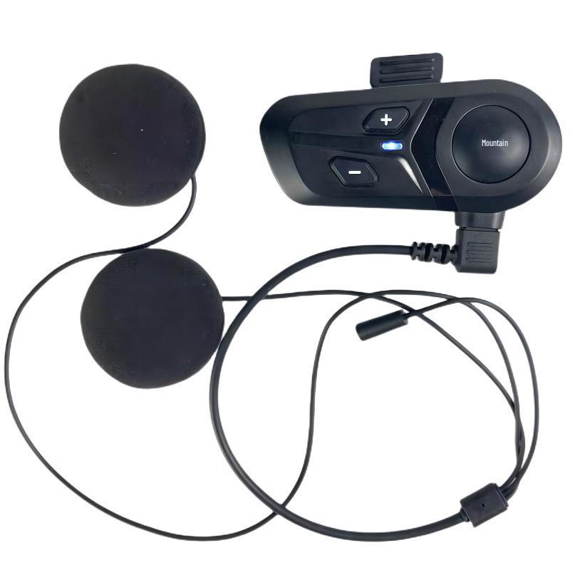 Bluetooth Hard Mic Full-Face Motorcycle Helmet Headset