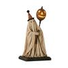 Halloween-Dekorationen Geisterhafte Statue Saisonale Herbstfigurine mit Warmem Lichtakzent für Regal, Eingangstisch und Innenraum-Styling und Präsentationsbereich