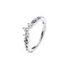 Pandora Regal Swirl Tiara Ring With Clear Cubic Zirconia P-192232C01-54 For Women