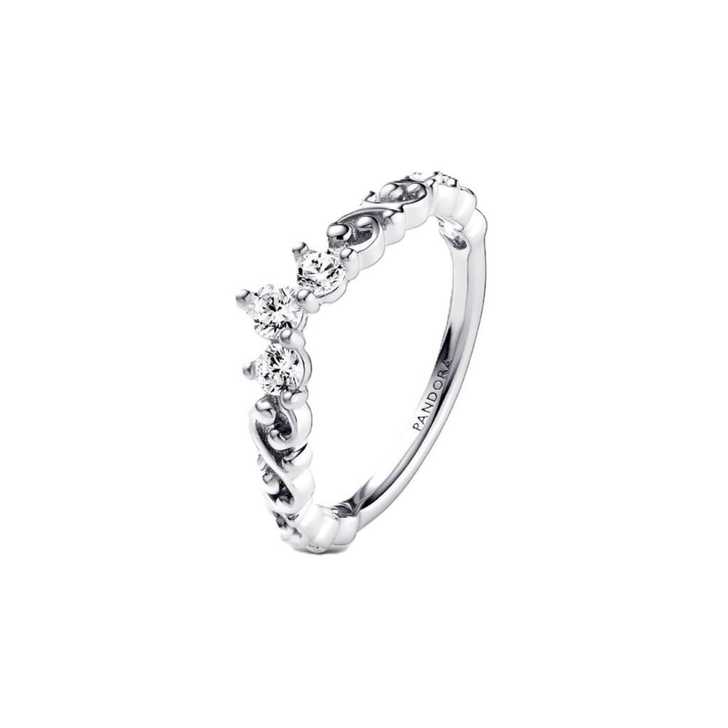 Pandora Königlicher Swirl Tiara Ring mit klarem Zirkonia P-192232C01-54 für Damen
