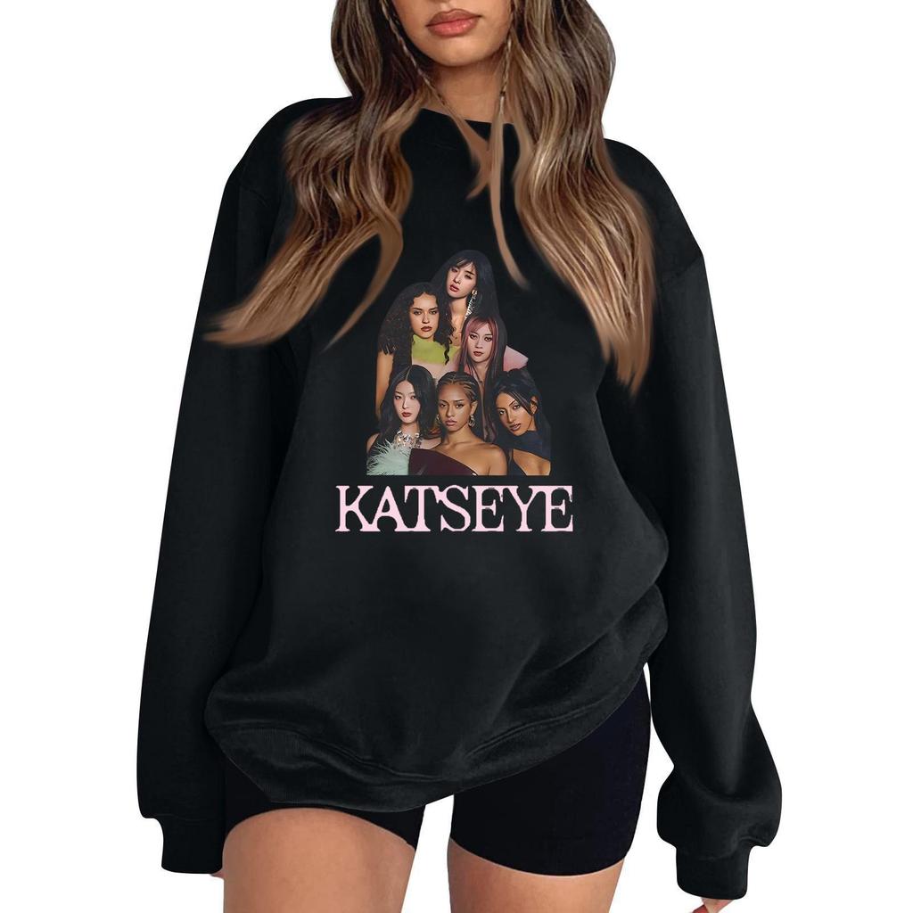 Women's Fashionable And Casual Long Sleeve Round Neck Printed Sweatshirt