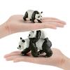 Adorable Pvc Cuddly Panda And Baby Cub Static Model Toy For Animal Lovers
