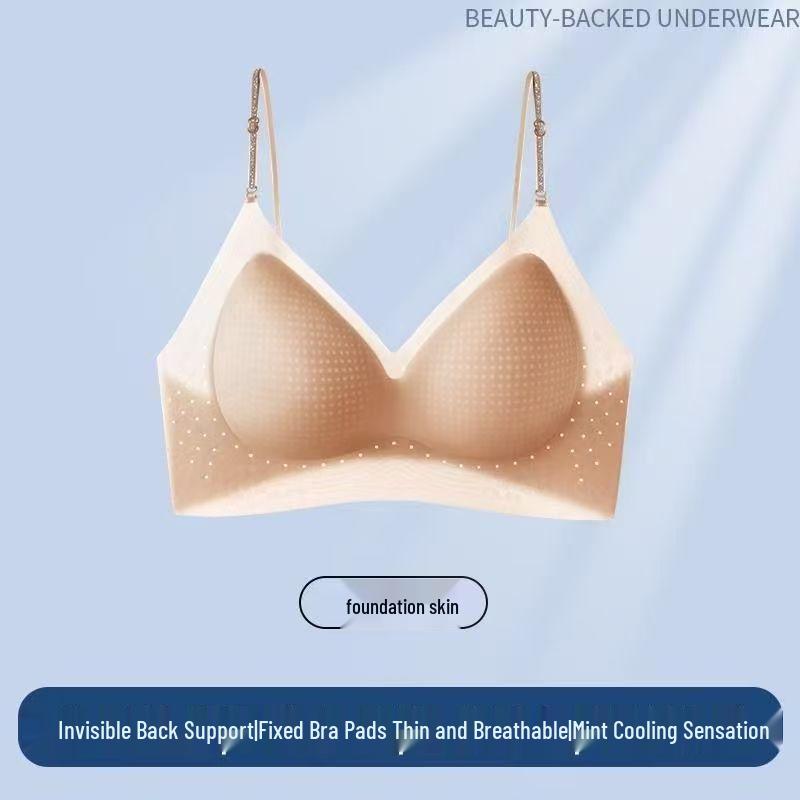 2026 New Seamless U Backless Cooling Invisible Thin Bra