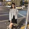 French Small Fragrant Tweed Short Coat Women Spring and Autumn Korean Tassel Single-breasted Jacket Fashion Niche Aesthetic Coat
