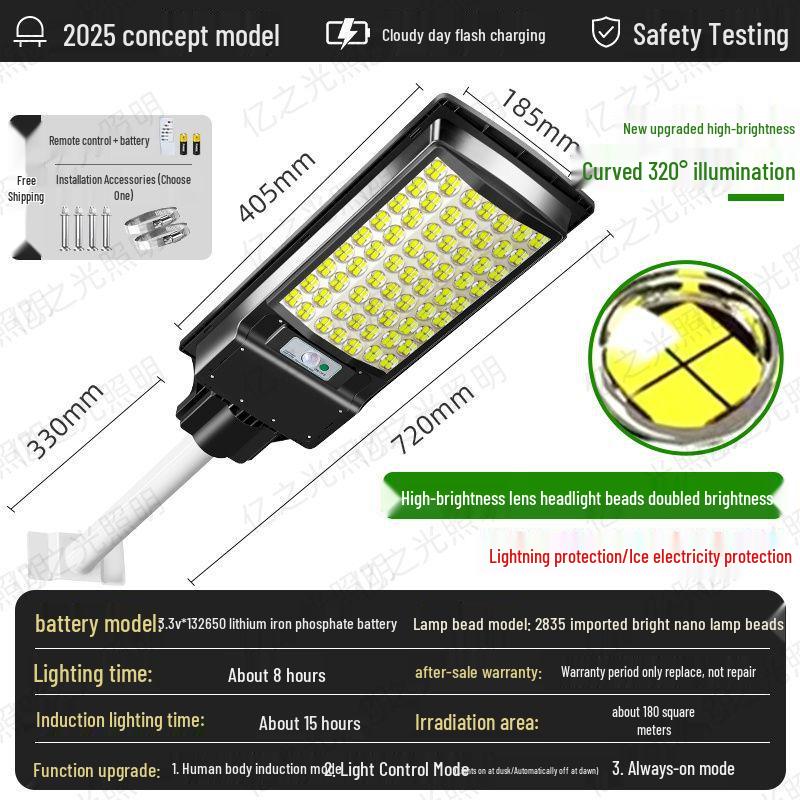 Outdoor Solar Garden Light: Waterproof, Super Bright, Motion Sensor