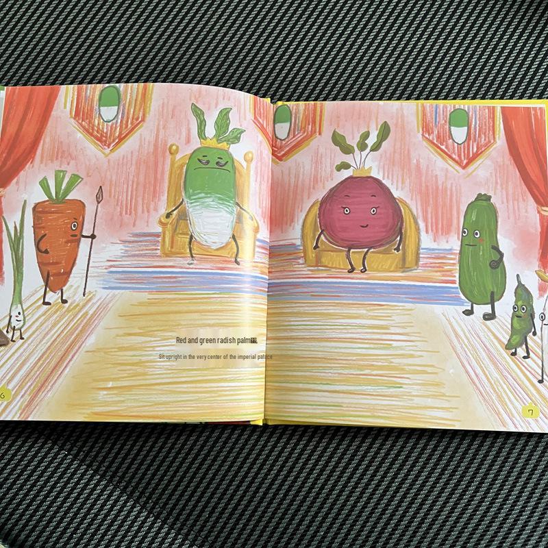 Illustrated Hardcover: A Garden of Vegetables - Early Education Classic for Grades 1-2