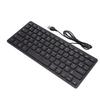 Vbestlife Russian Keyboard, French Keyboard, German Keyboard, 78-Key Wired USB Computer Keyboard Mute Ultra-Thin Mini Keyboard (French)