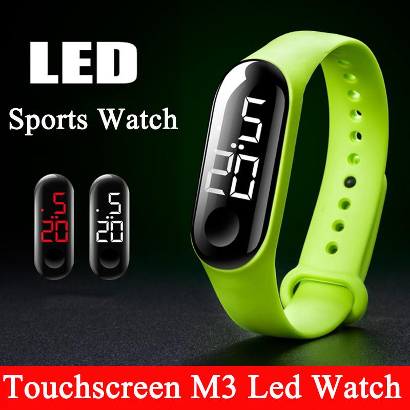 Buy Led Sport Watches Dial Design 50M Waterproof Electronic Watch Bracelet Watches Kids at