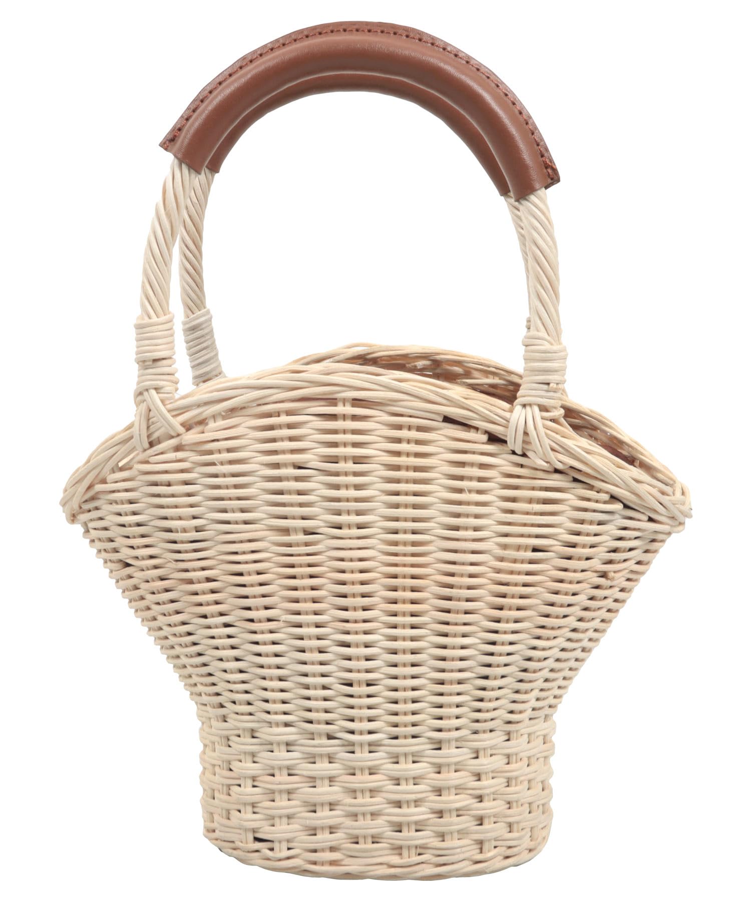 

Kobe Lettuce Basket One Bag, Handbag, Summer, Resort, Travel, Beach, Yukata, Pool, Women s [B1609], Size, Ivory/Brown