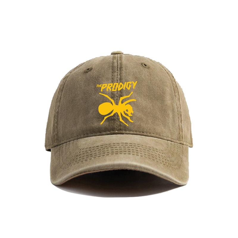 Berretto Estivo The Prodigy Cappellini Dad Distressed Unisex Regolabile da Esterno in Cotone MZ