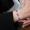 Gold-Plated Zircon Sun & Heart Bracelet: Stylish, Versatile, Elegant Light Luxury Jewelry for Women.