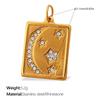 Yori 2Pcs Heart Star Moon Eiffel Tower Cross Elements Making Earrings Necklace Bracelet Jewelry Material Making Accessories