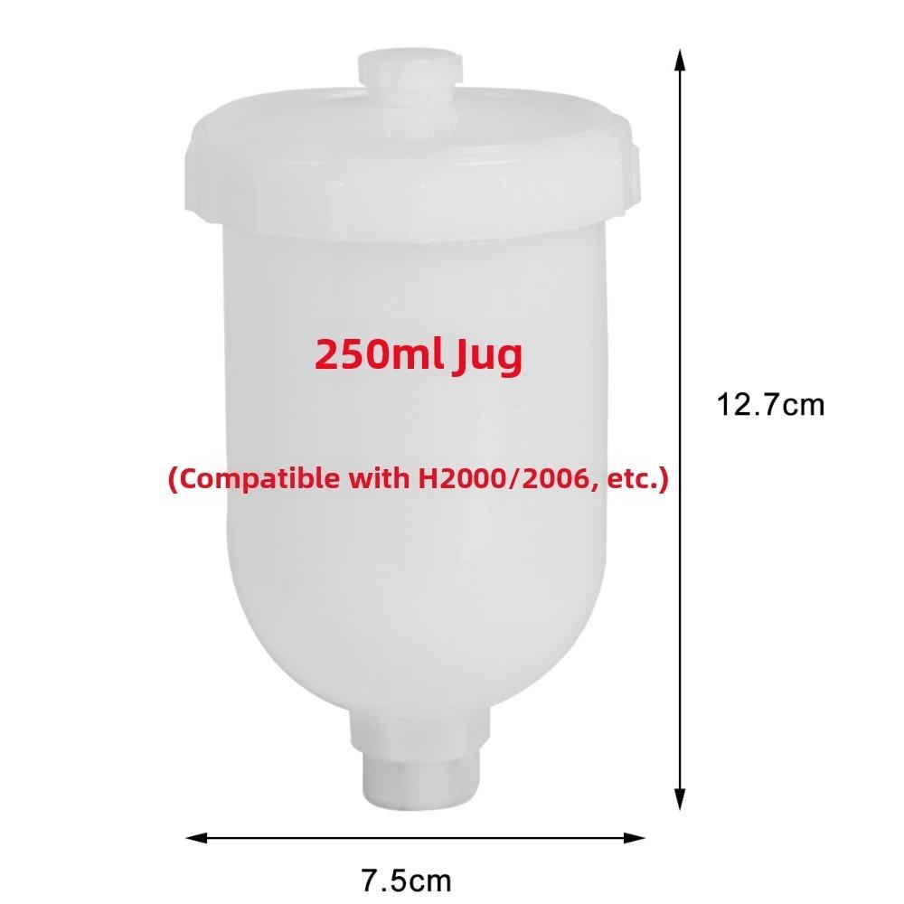 125/250/600ml Spray Paint Cup Universal Fit Paint Sprayer Pot  Hand Tool Accessories