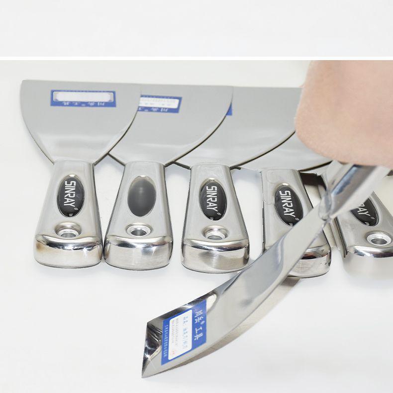 Mehrzweckspachtel und Schaber aus Edelstahl, verdickte kleine Schaufel und Kelle zum Verteilen und Reinigen