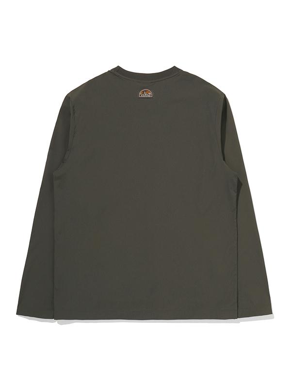 BBC EARTH Simple Woven Pocket Long Sleeve_Khaki