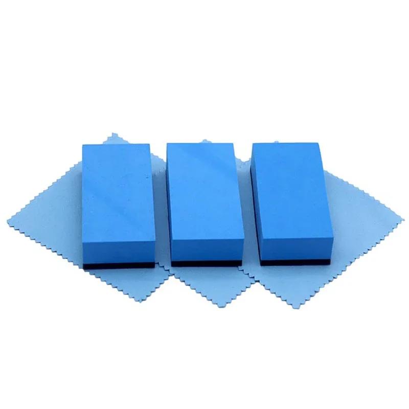 

Car Wax Polish Sponge Pad Professional Car Cleaning Coating Sponge Coating Cloth Kit Professional Auto Detailing Polishing Wash