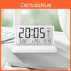 Modern Minimalist Digital Alarm Clock With Lcd Display For Home Decor And Temperature Monitoring