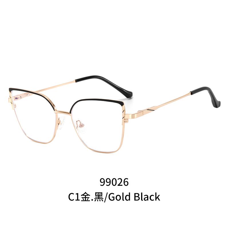 2024 New Men S and Women S Glasses High Quality Frame Glasses Mens Metal Anti-Blue Light Fashion Frame Glasses