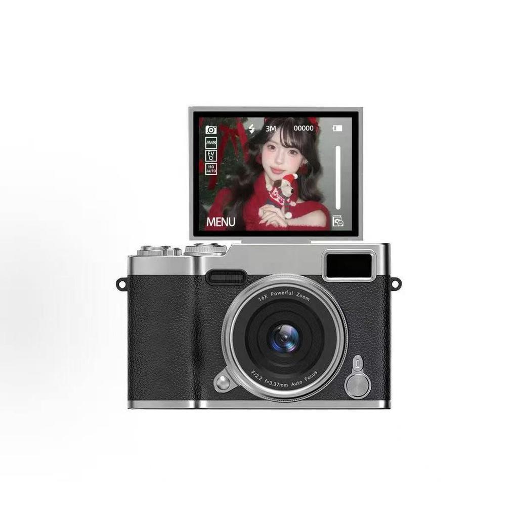 Vintage HD High-Pixel Dual Camera for Selfies and Portability