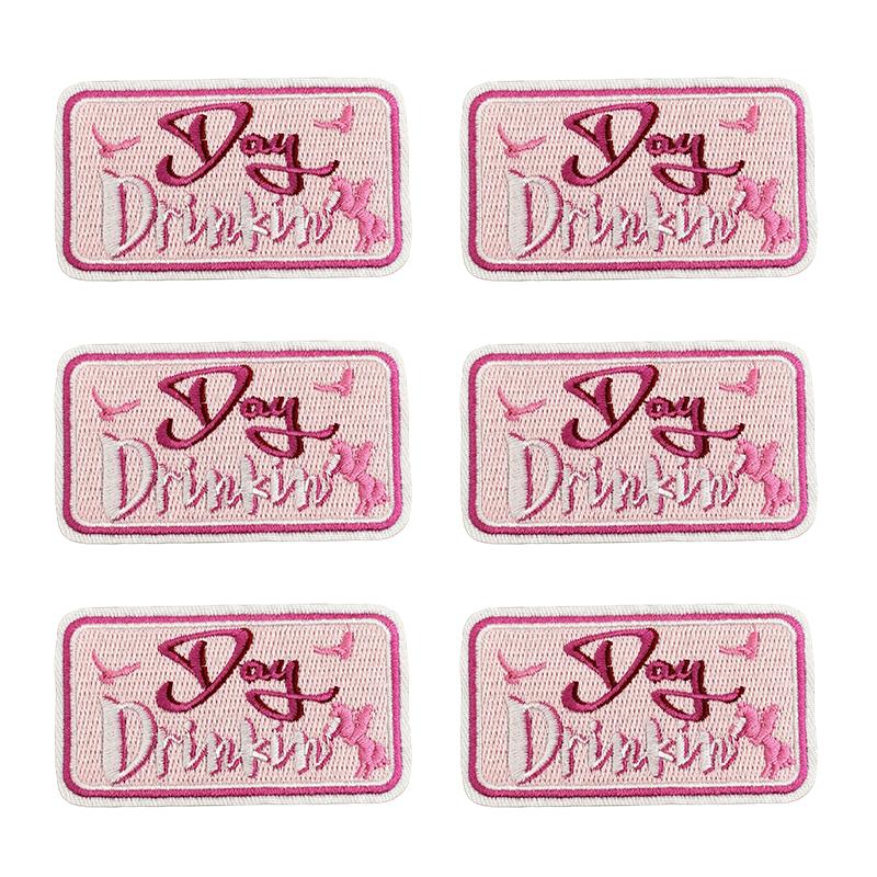 10pcs /Lots Western Cowboys Embroidered Patches Letter Patch Iron On Patches For Clothing Thermoadhesive Patches Jackets Hats Diy 