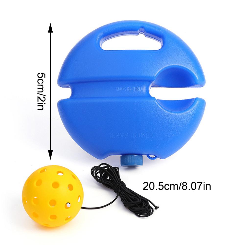 Heavy Duty Tennis Training Aids Base With Elastic Rope Ball Practice Self-Duty Rebound Tennis Trainer Partner Sparring Device