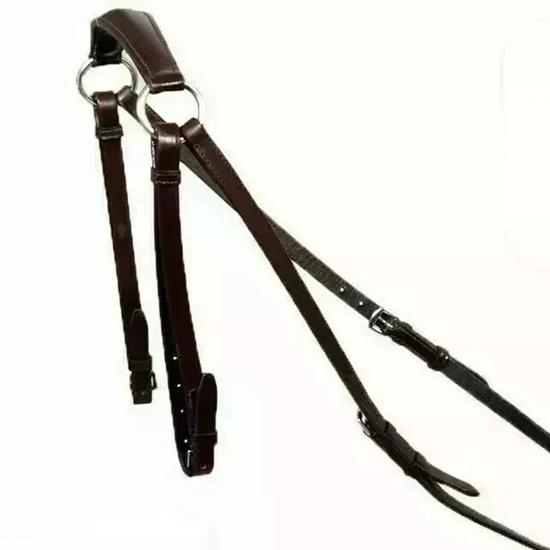 Top Quality Soft Leather Breastplate With Running Martingale Attachment.
