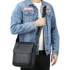 2026 Top Grain Leather Vintage Flap Over Crossbody Bag, Men Genuine Leather Daily Commute Single Shoulder Bag