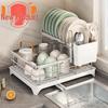 Durable Kitchen Countertop Dish Rack: Bowl, Plate, and Cutlery Storage