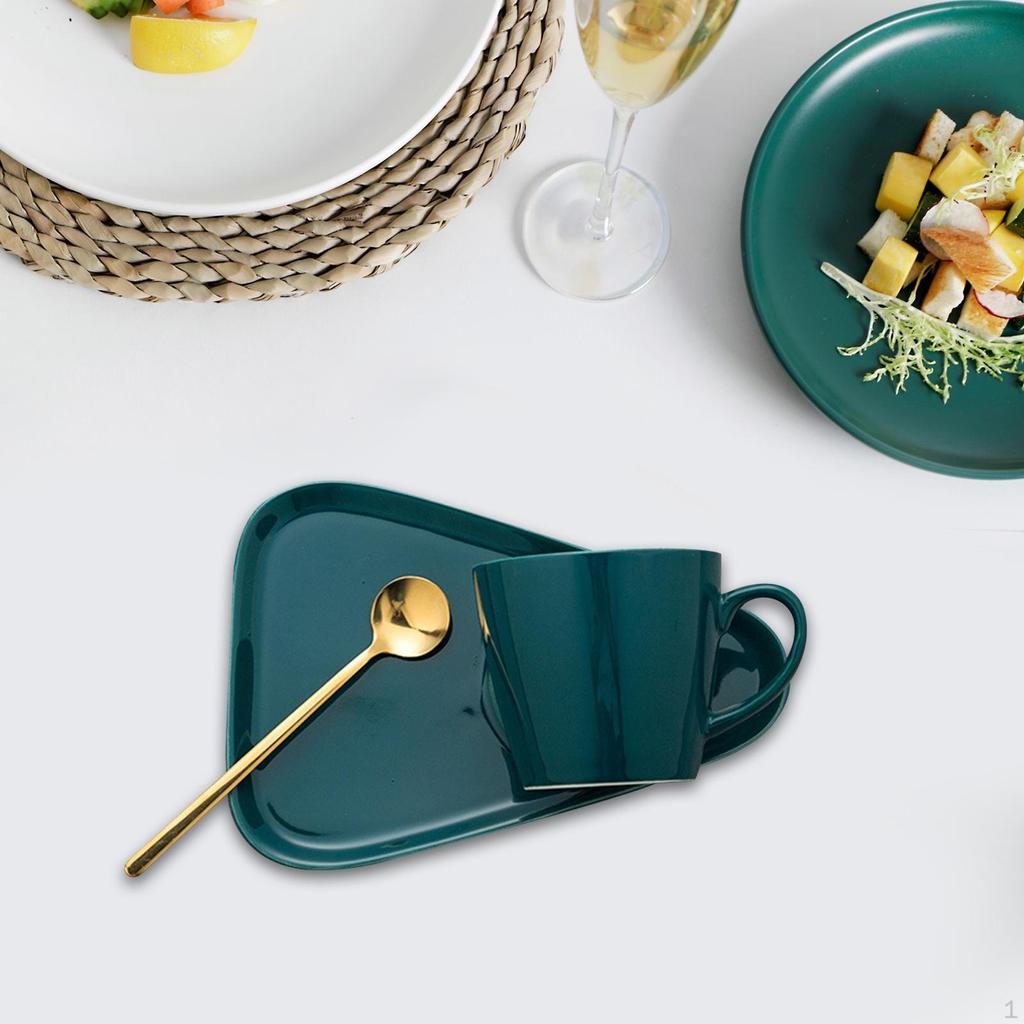 Keramický hrnek na kávu Sada Šálek na cappuccino s podšálkem a lžičkou Dárek pro ženy Novinka Džus