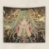 VIKAMA Anime Style Star Moon Goddess Tapestry Background Cloth Esports Room Girl Heart Atmosphere Decoration Room Decoration