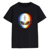 Men's Casual 100% Cotton T-Shirt with Alien Print Short Sleeve T-shirt Oversized Men T Shirt Summer Fashion Women Crew Neck Tees