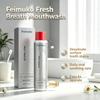 Feimuko svěží dech ústní voda jemně odstraňuje povrchové skvrny na zubech, přenosná denní ústní voda pro zklidnění ústní dutiny 30 ml