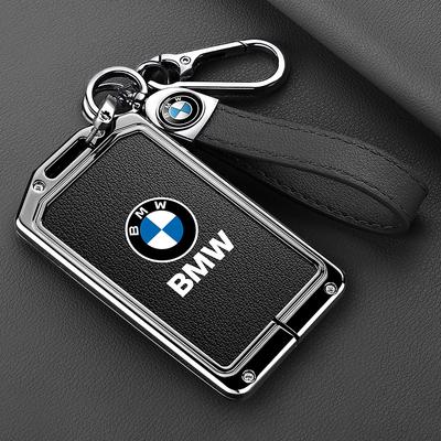 Für 1 3 5 7 Serie X1 X3 X5 X6 X7 535le Zinklegierung Leder Auto Smart NFC Karten Schlüsselhülle Abdeckung Schale Auto Schlüsselanhänger Zubehör