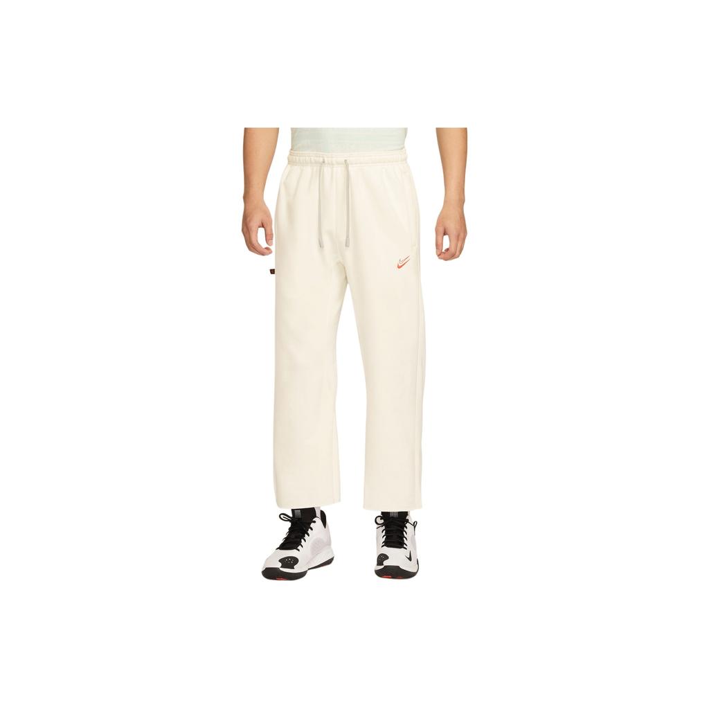 Nike Dri-FIT Standard Issue Ensfarget Snøring Komfortabel Casual Hurtigtørkende Strikkede Sportsbukser Herre underdeler Off-White FQ3686-133