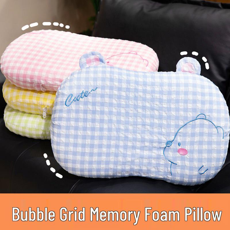 Memory Foam Neck Support Pillow for Students and Children