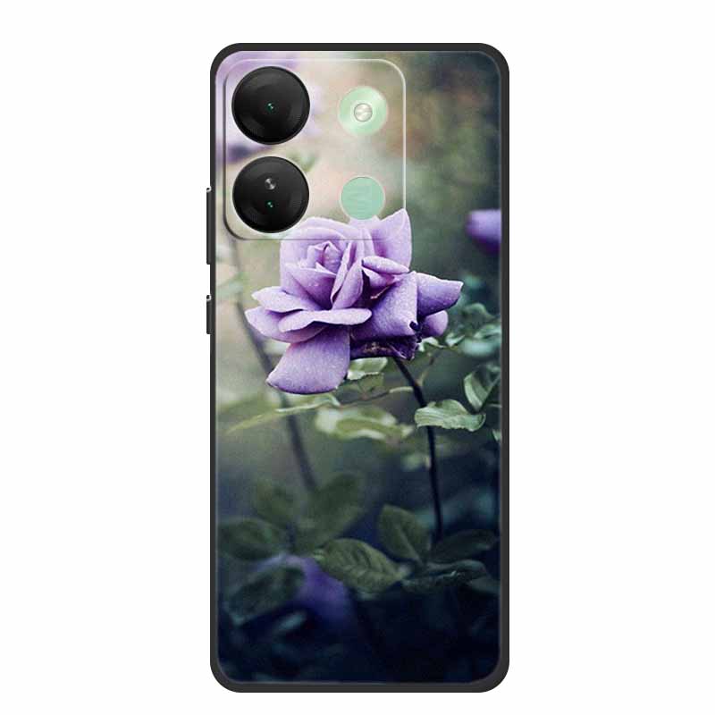 For Infinix Smart 7 HD Plus Case Black Silicone Soft Back Cover Case For Infinix Smart 7 Plus HD Phone Case Smart7 HD 7Plus Capa