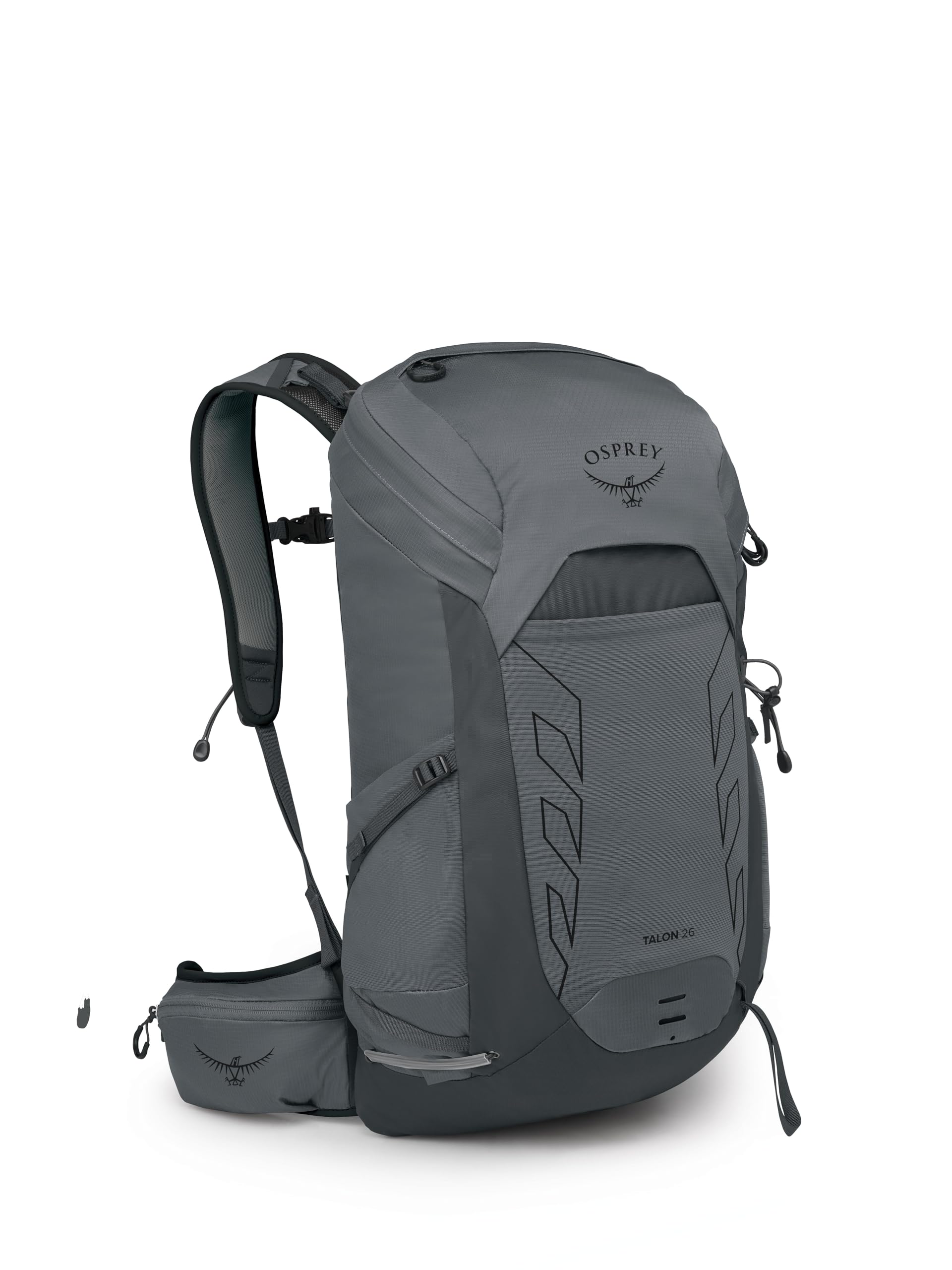 Osprey Talon 26L Men s Lightweight Hiking Backpack with Hip Belt, Phantom GreyDark Charcoal