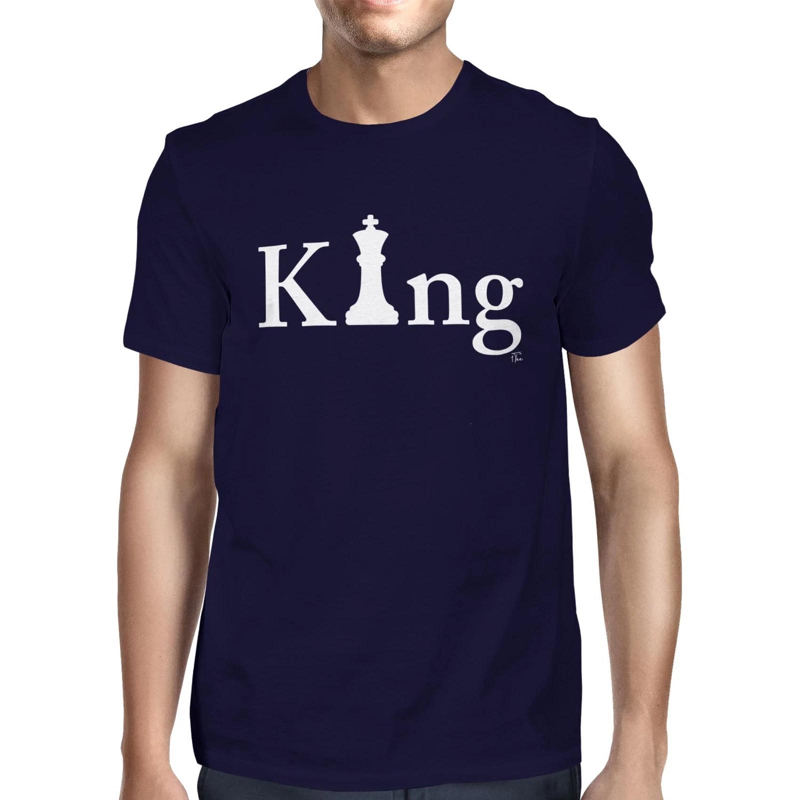 1Tee Mens King Chess Piece T-Shirt XL