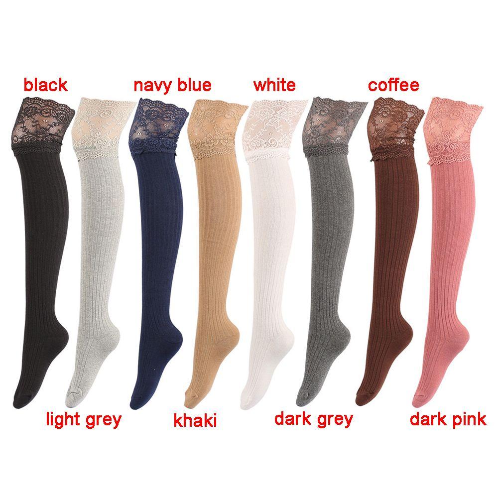 Xmas Winter Warm Spring Autumn Sexy Over the Knee Socks Long Knit Stockings