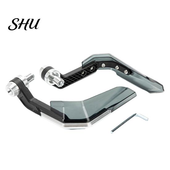 Aluminum Alloy Hand Guard 1 Pair Motorcycle with Windshield CNC Universal Heavy Duty 22MM Handlebar Protector Motorbike Dirt Bike Scooter Modification