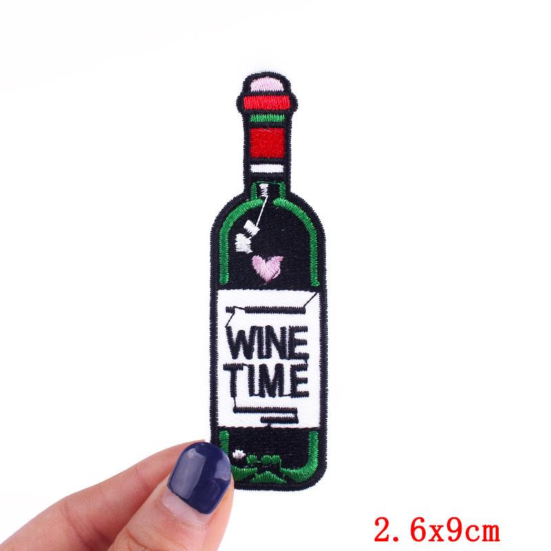 Pink Letter Patch DIY Summer Vibes Embroidered Patches Iron On Patches For Clothing Thermoadhesive Patches Cartoon Sew Bagdes