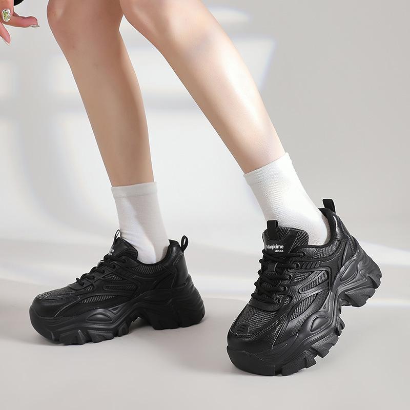 Augustine dad shoes women's platform 2025 summer new fashion thin muffin casual running shoes ins