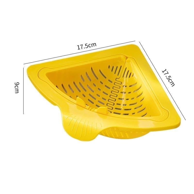 Creative Kitchen Triangular Sink Strainer Basket Multifunctional Drainage Bowl Food Waste Collector Household Accessories