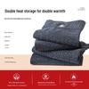 Wool Fleece Warm Knee Pads with Anti-Slip Mugwort Cashmere for Winter Cycling
