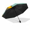 1pc Excavator Pattern Automatic Folding Umbrella - 8-Rib Automatic Open/Close, Large Canopy Birthday Festival Gift Yy251217128
